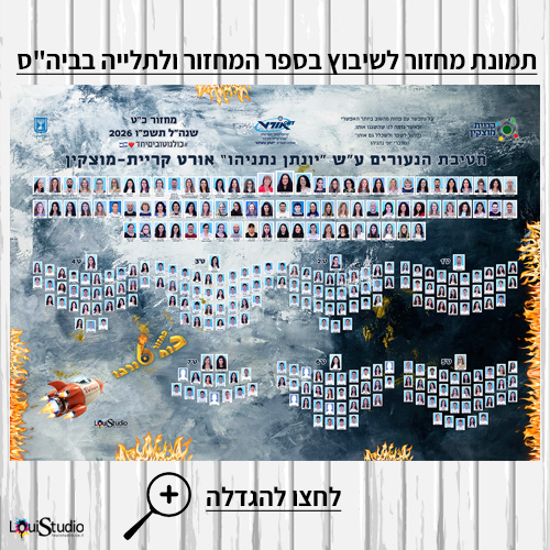 צילום ועיצוב תמונת מחזור חטיבת ביניים